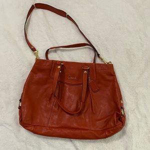 Burnt Orange Coach Bag